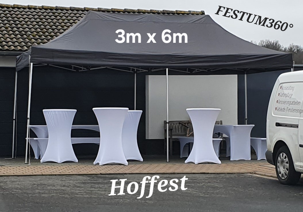 Partyzelt 3 X 6 mtr. -3