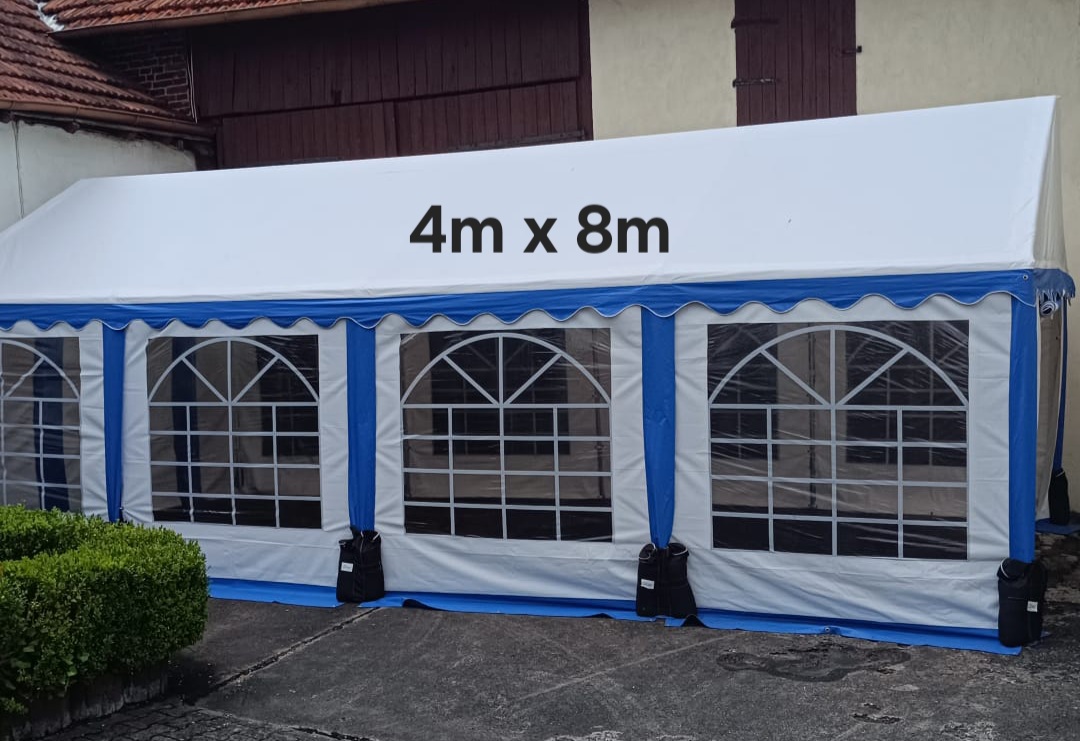 Ansicht Zelt 4 x 8 mtr. -4